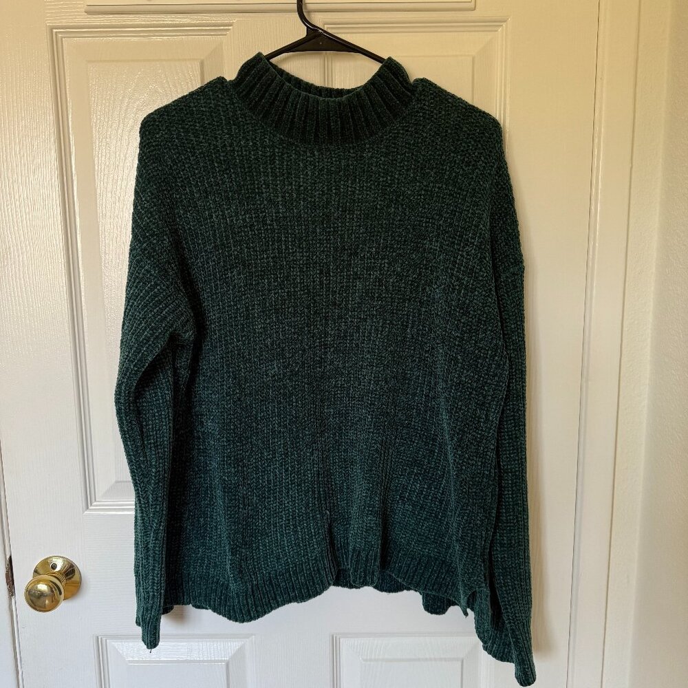 Emerald Green Knit Sweater